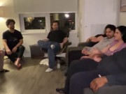 Her first anal gangbang! - 11 guys fuck Vanessa Cliff in the ass
